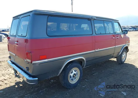 1989 Chevrolet G30 z USA, uszkodzony, nr VIN 1GNGG35K6K7133594